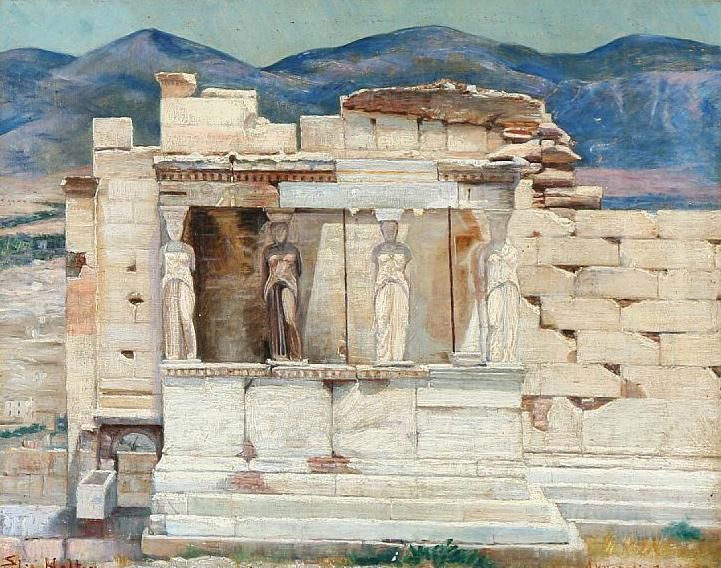 View from Akropolis by Sofie Holten,A3(16x12")Poster