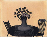 Table and Two Chairs (unfinished) by Horace Pippin,16x12(A3) Poster