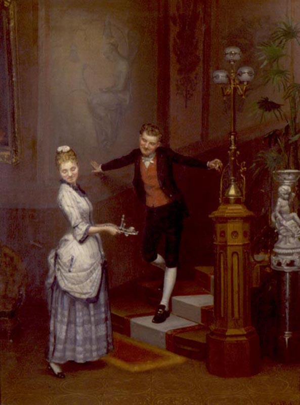 Toll If You Please, vintage artwork by Paul Peel, 12x8" (A4) Poster