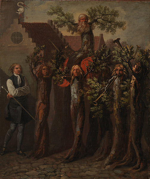 The Triumph of a Potuan Whos Reform Proposal has been Approved, vintage artwork by Nicolai Abraham Abildgaard, 12x8" (A4) Poster
