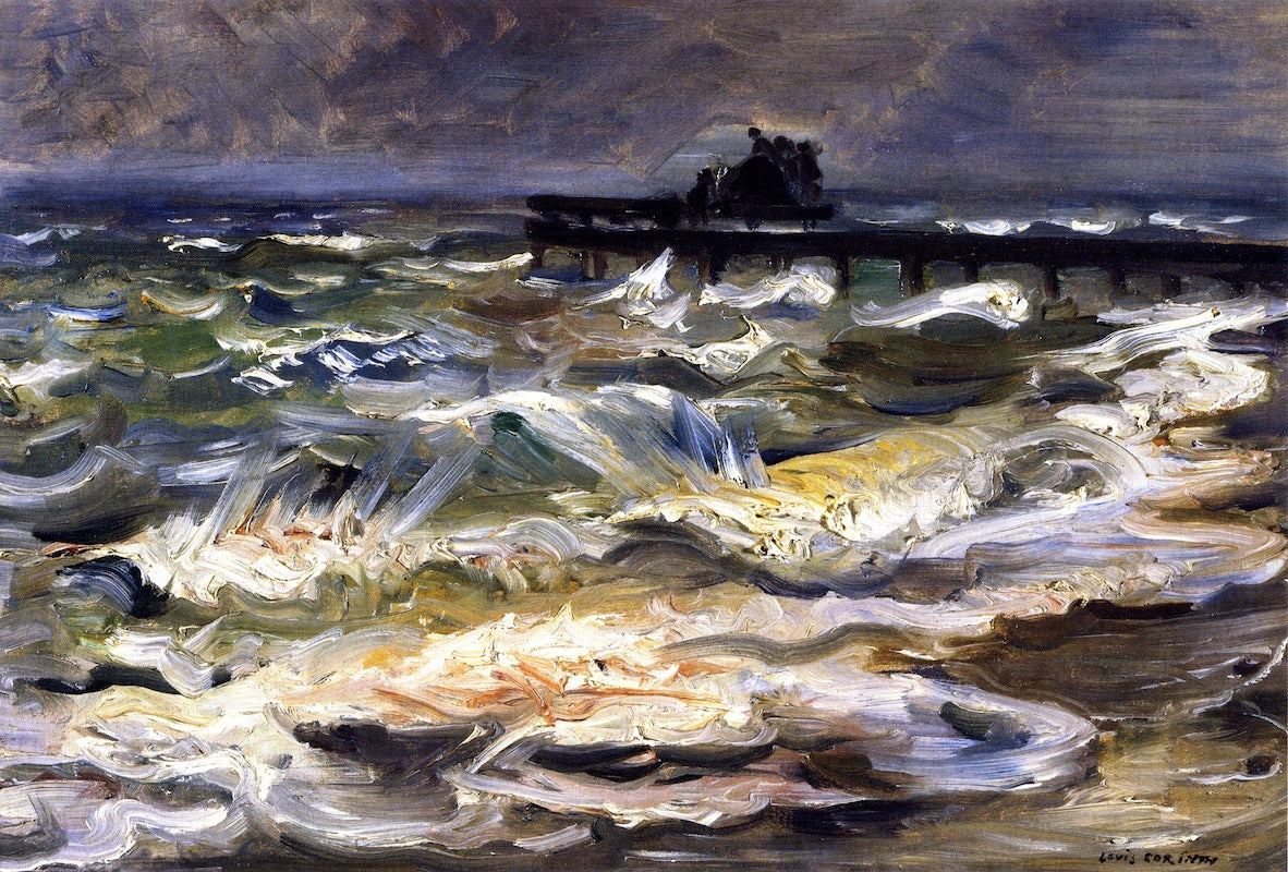 The Baltic Sea by Lovis Corinth,A3(16x12")Poster