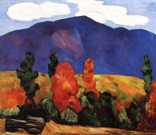 Franconia Notch, vintage artwork by Marsden Hartley, 12x8" (A4) Poster