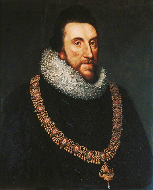 Thomas Howard, Earl of Arundel, vintage artwork by Daniël Mijtens, 12x8" (A4) Poster