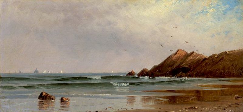 At the Coast, vintage artwork by Alfred Thompson Bricher, 12x8" (A4) Poster