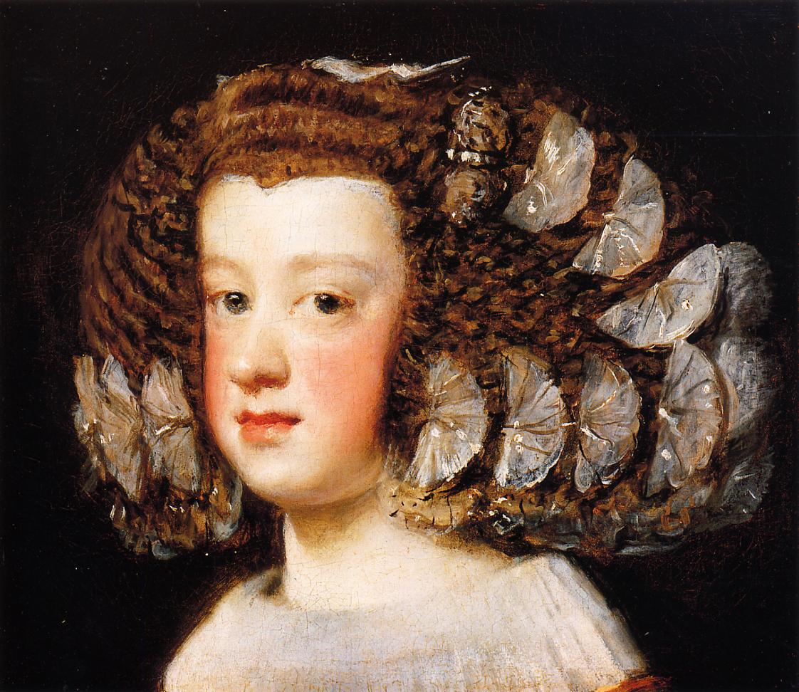 Infanta Maria Teresa, vintage artwork by Diego Velázquez, 12x8" (A4) Poster