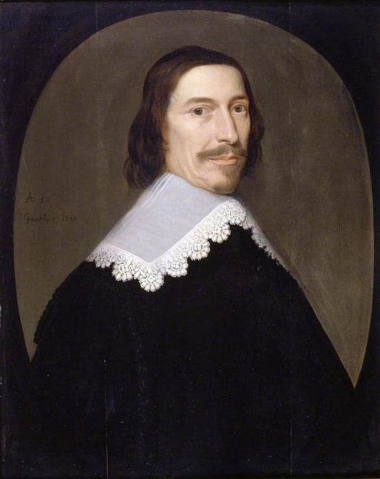 Jacob de Witt, vintage artwork by Gerard van Honthorst, 12x8" (A4) Poster