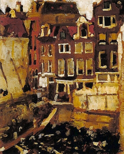 ding-site for Maison de la Bourse by George Hendrik Breitner,A3(16x12")Poster