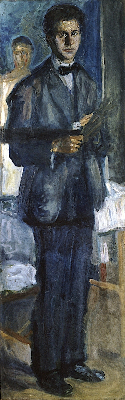 Self-Portrait with Palette by Richard Gerstl,16x12(A3) Poster