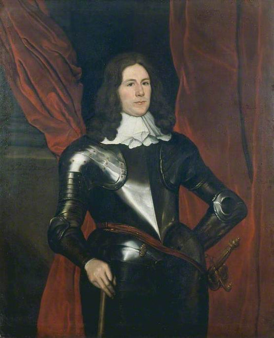 Henry Cromwell, vintage artwork by Christiaen Jansz Dusart, 12x8" (A4) Poster