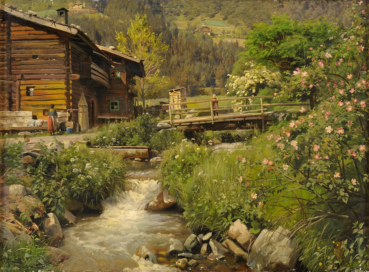 Gastein by Peder Mork Monsted,A3(16x12")Poster