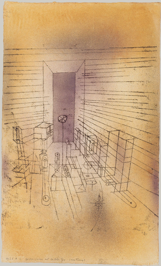 Ghost Chamber with the Tall Door (New Version) by Paul Klee,16x12(A3) Poster