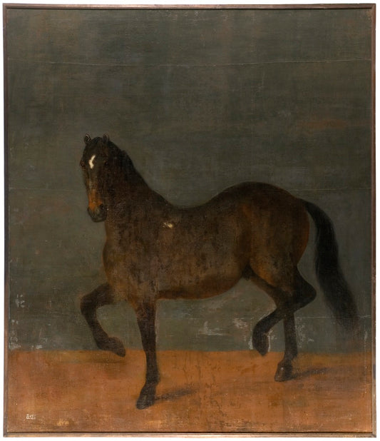 The Horse Called Brandklipparen, vintage artwork by David Klocker Ehrenstrahl, 12x8" (A4) Poster