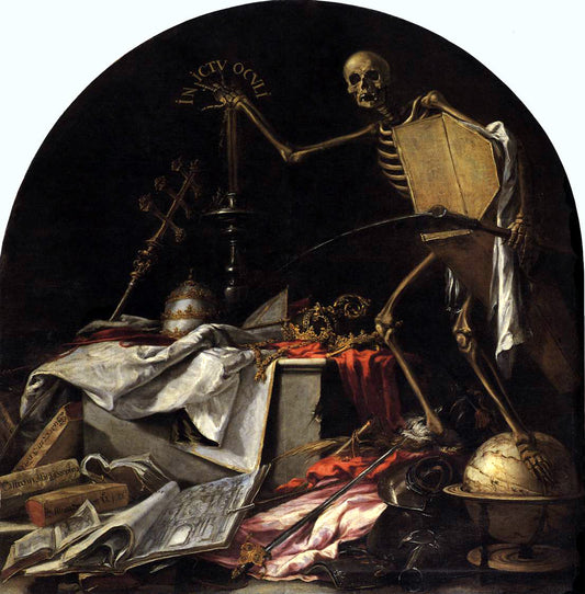 In ictu oculi, vintage artwork by Juan de Valdes Leal, 12x8" (A4) Poster