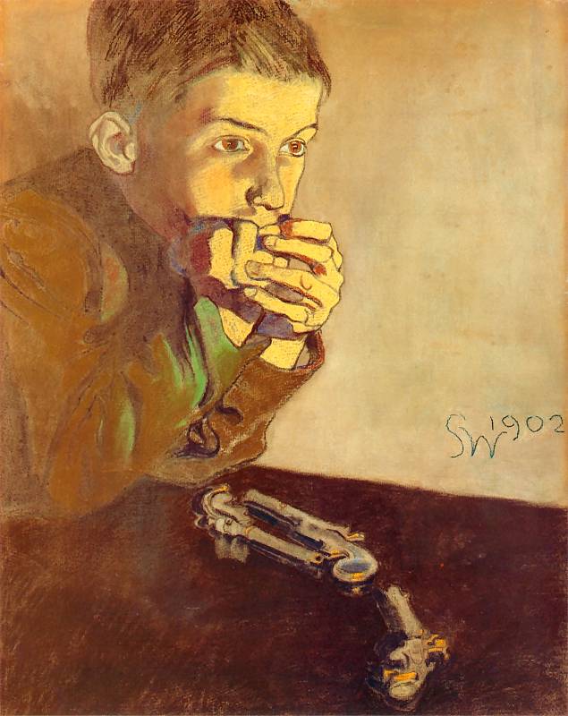Boy With Pistols by Stanislaw Wyspianski,A3(16x12")Poster