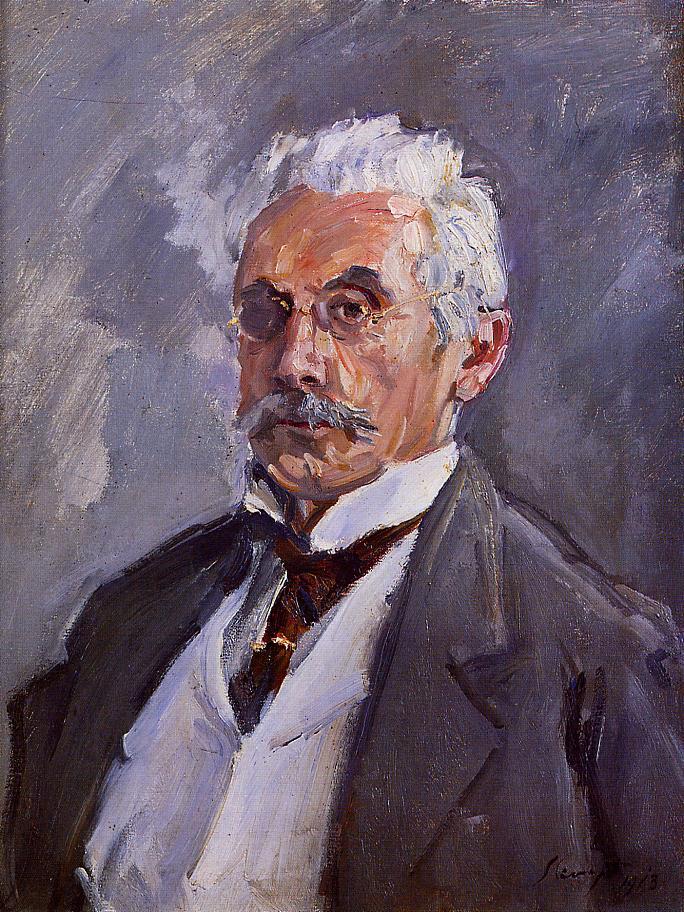 Portrait of Carl Steinbart by Max Slevogt,A3(16x12")Poster