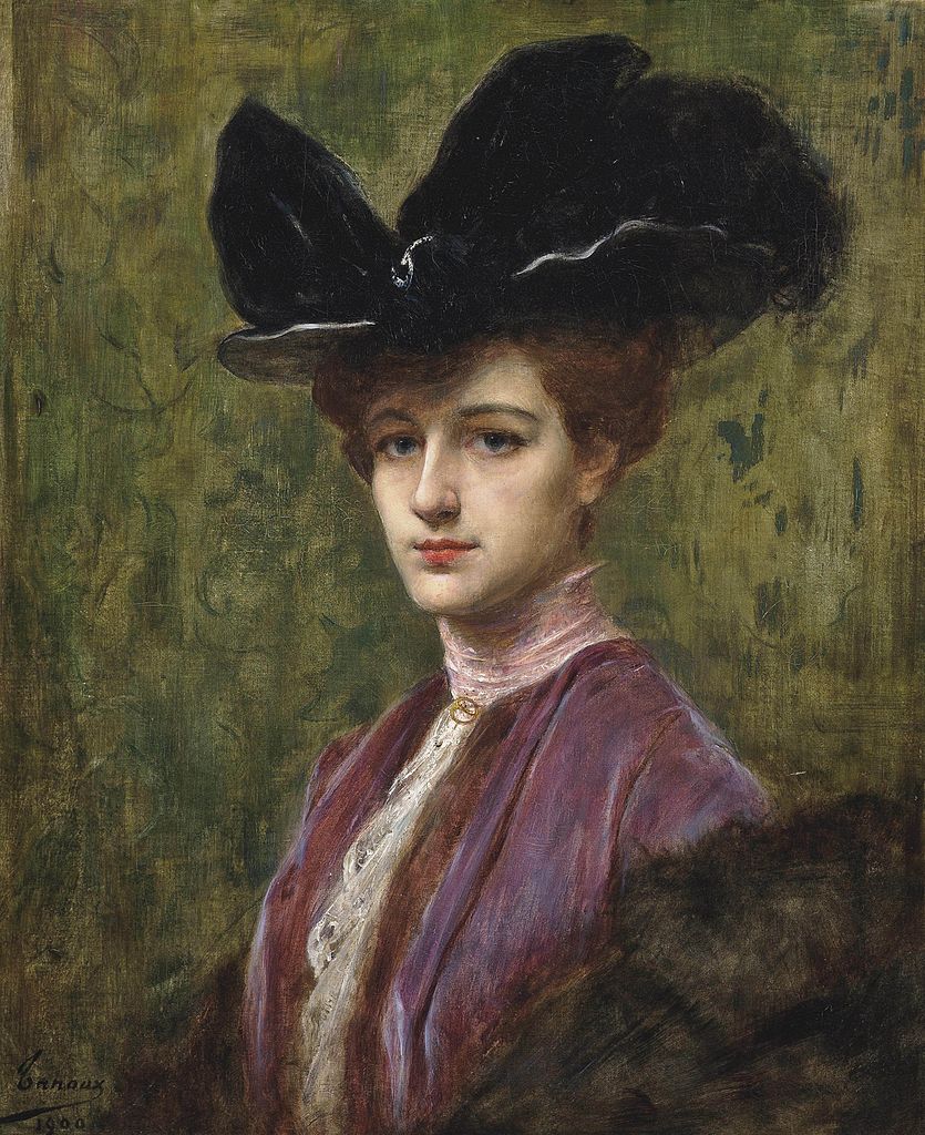 Elegant lady by Henri Adrien Tanoux,A3(16x12")Poster