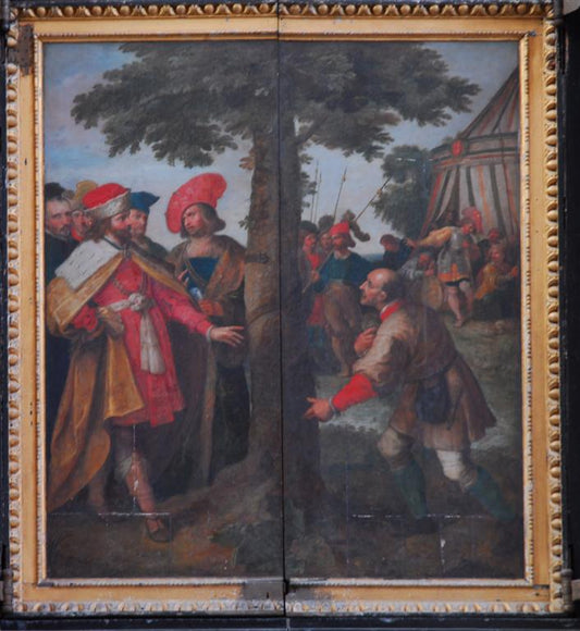 The Miracle of the Tree, vintage artwork by Frans Francken the Younger, 12x8" (A4) Poster