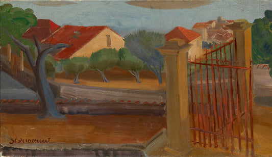 Garden Gate by Boris Grigoriev,16x12(A3) Poster