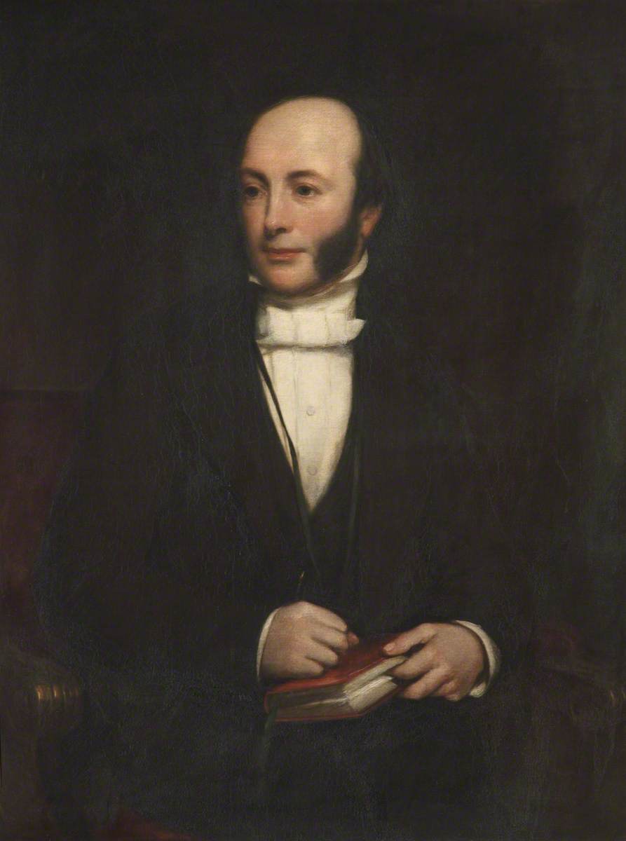John Barlow (1798–1869) Clergyman and Secretary of the RI, vintage artwork by Henry William Pickersgill, 12x8" (A4) Poster