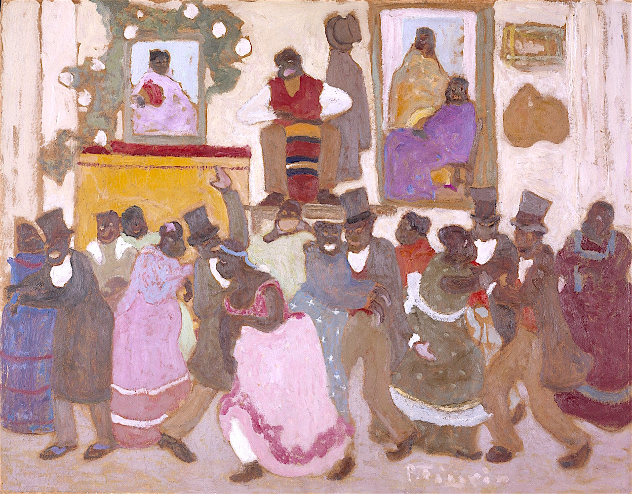 Dancing People: (Candombe) by Pedro Figari,A3(16x12")Poster