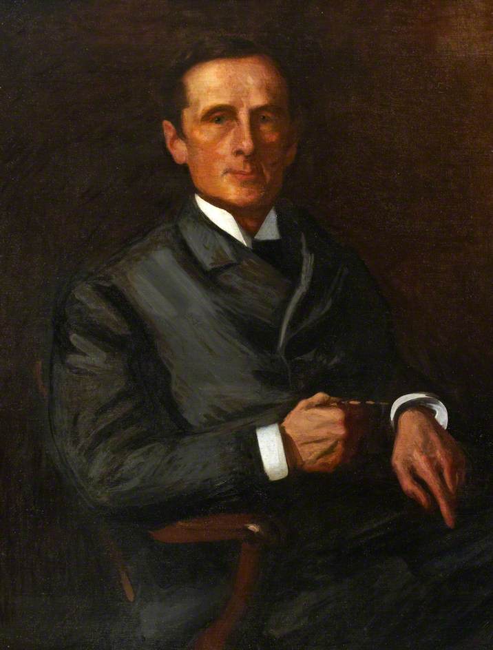 Sir Morell Mackenzie, vintage artwork by Sidney Starr, 12x8" (A4) Poster