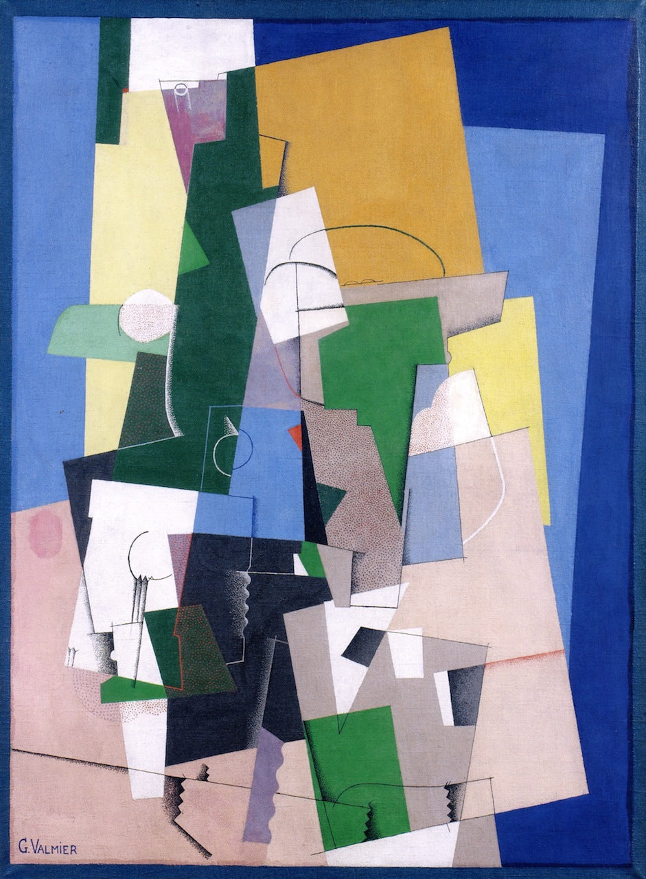 Cubist Composition by Georges Valmier,16x12(A3) Poster