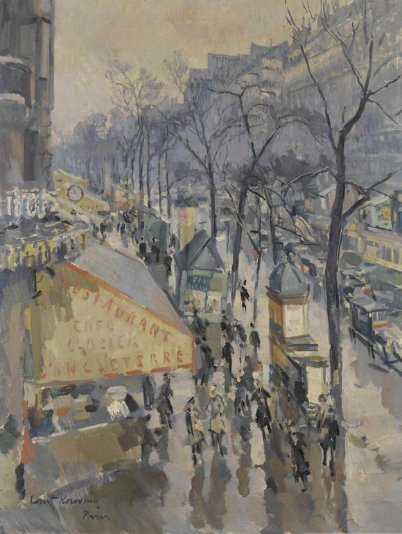 Cafe d'Angleterre by Constantin Alexeevich Korovin,A3(16x12")Poster