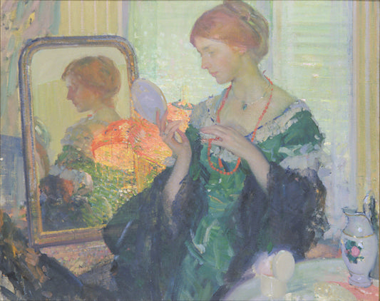 La Toilette, vintage artwork by Richard Edward Miller, 12x8" (A4) Poster