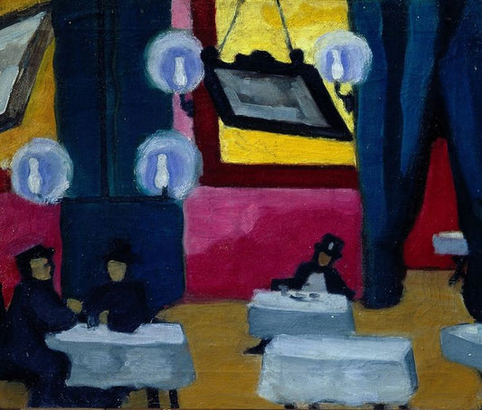 Cafe by Olga Rozanova,16x12(A3) Poster