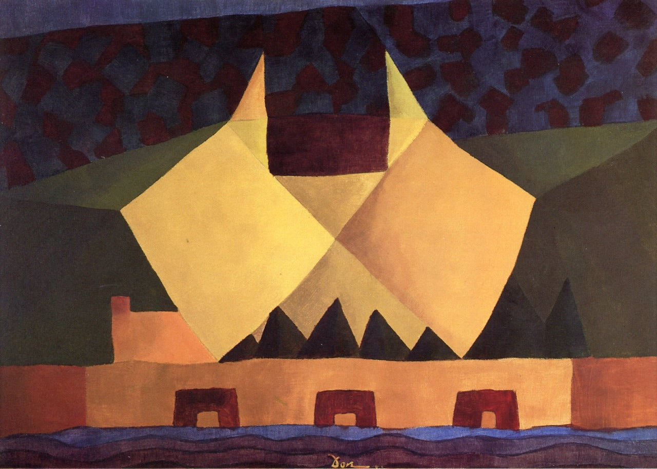 The Brothers #1, vintage artwork by Arthur Dove, 12x8" (A4) Poster