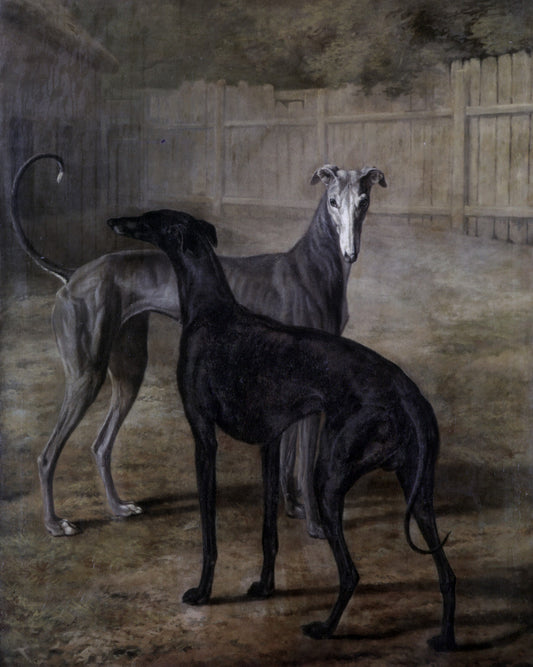 Rolla and Portia, vintage artwork by Jacques-Laurent Agasse, 12x8" (A4) Poster