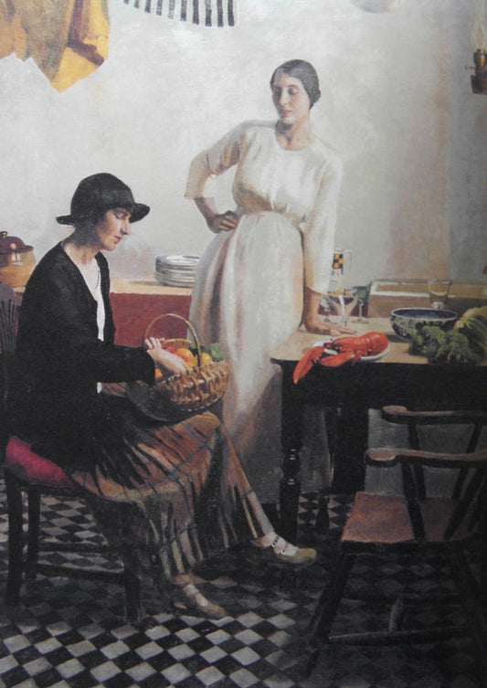 My Kitchen by Harold Charles Francis Harvey,16x12(A3) Poster