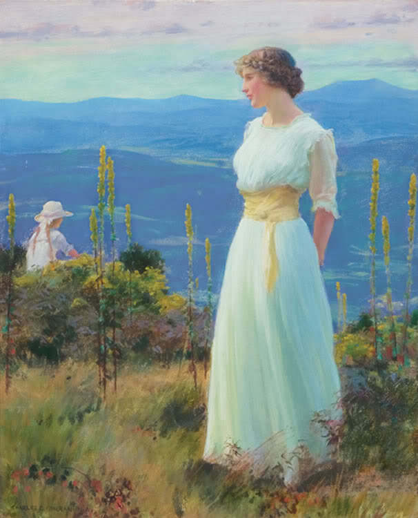 Far Away Thoughts by Charles Courtney Curran,A3(16x12")Poster