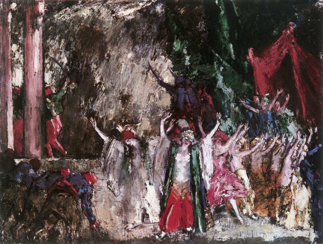 Theatrical Scene by Janos Vaszary,A3(16x12")Poster