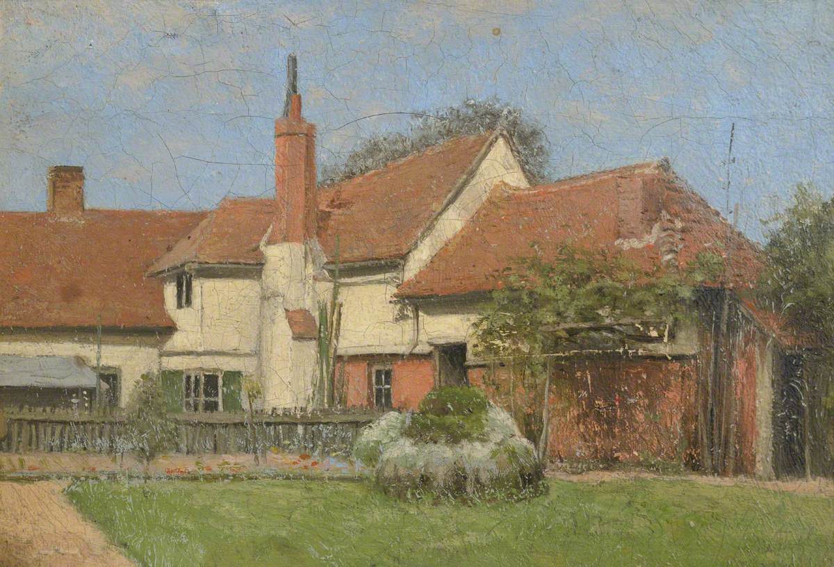 House at Southfleet, vintage artwork by Samuel Butler, 12x8" (A4) Poster