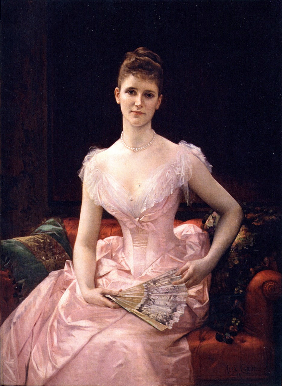 Olivia Peyton Murray Cutting, vintage artwork by Alexandre Cabanel, 12x8" (A4) Poster