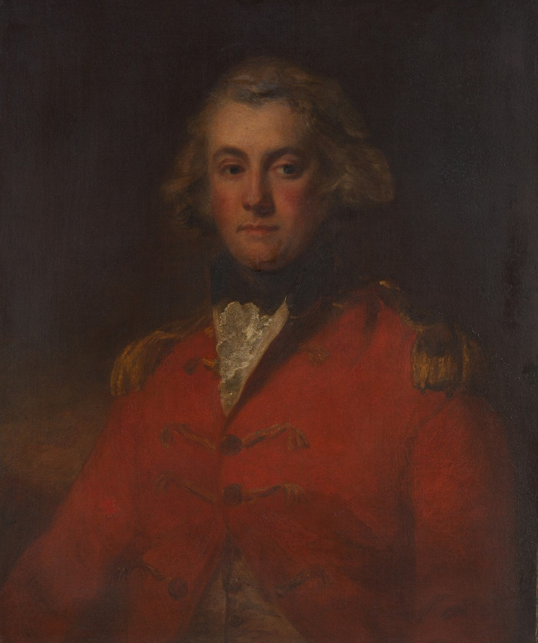 Major Thomas Pechell, vintage artwork by John Hoppner, 12x8" (A4) Poster
