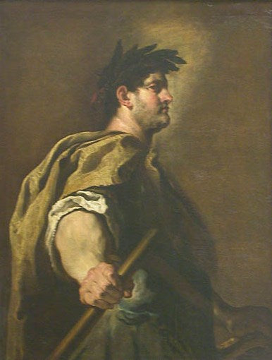 Emperor Domician, vintage artwork by Domenico Fetti, 12x8" (A4) Poster