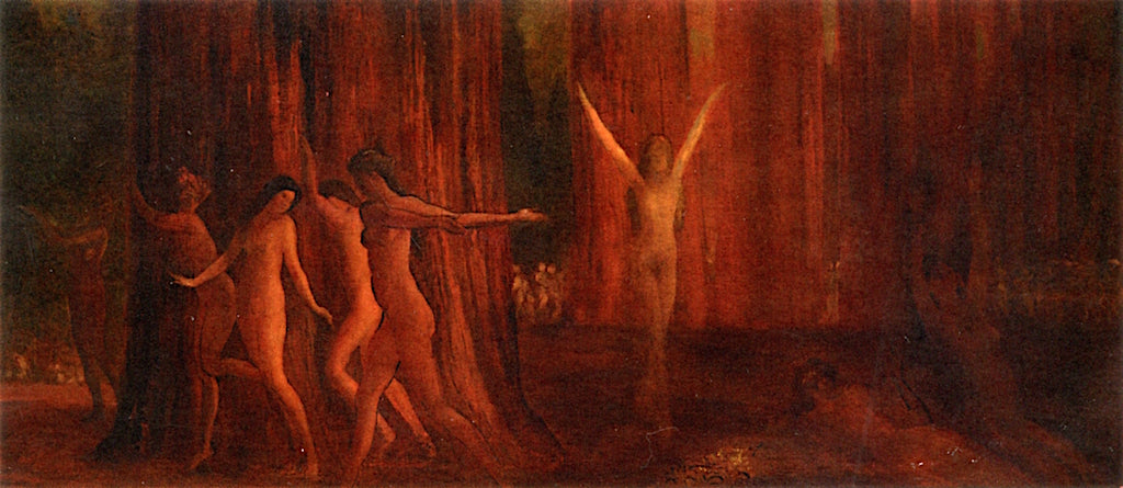 A Mighty Forest - Maenads by Arthur B. Davies,A3(16x12")Poster