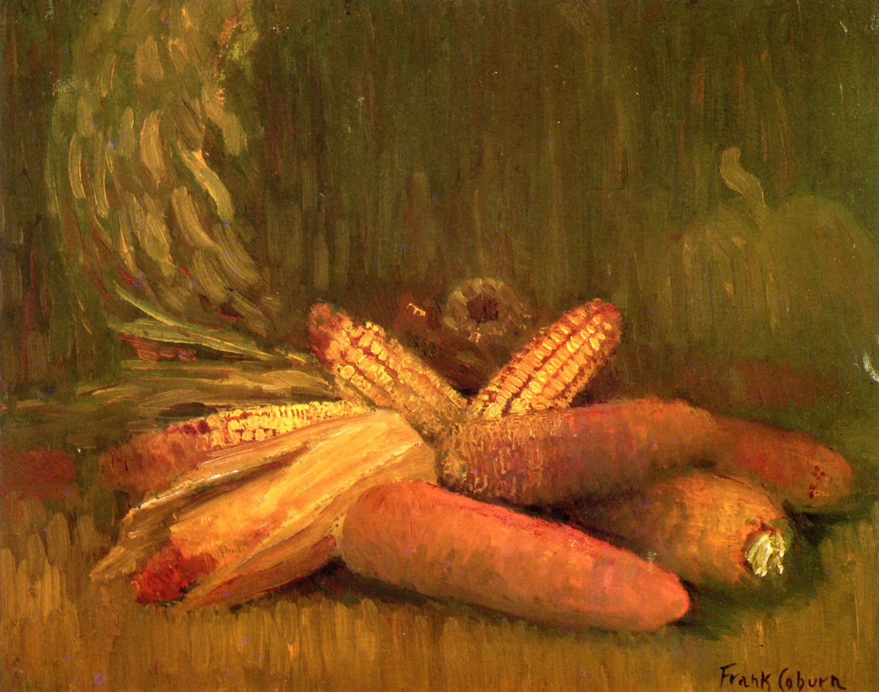 Still Life with Corn by Frank Coburn,A3(16x12")Poster
