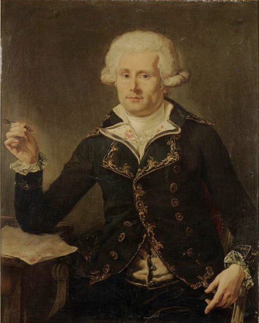 Louis Antoine de Bougainville, vintage artwork by Joseph Ducreux, 12x8" (A4) Poster