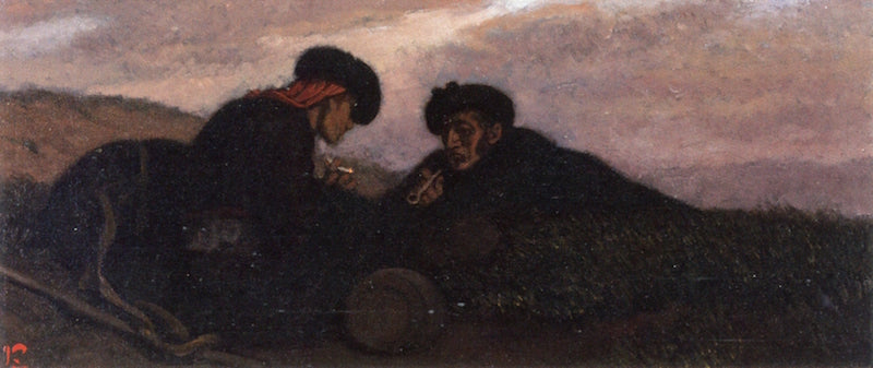 Spanish Wine Smugglers, vintage artwork by Elihu Vedder, 12x8" (A4) Poster