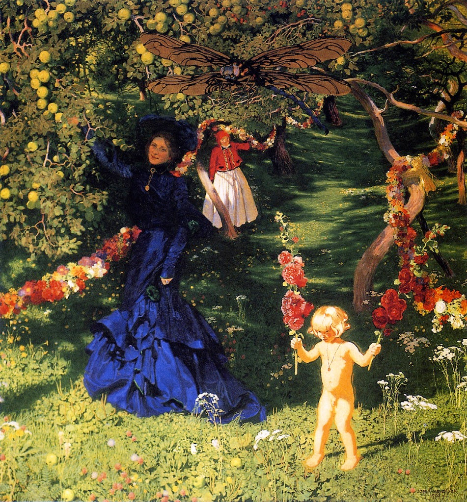 The Strange Garden by Jozef Mehoffer,A3(16x12")Poster