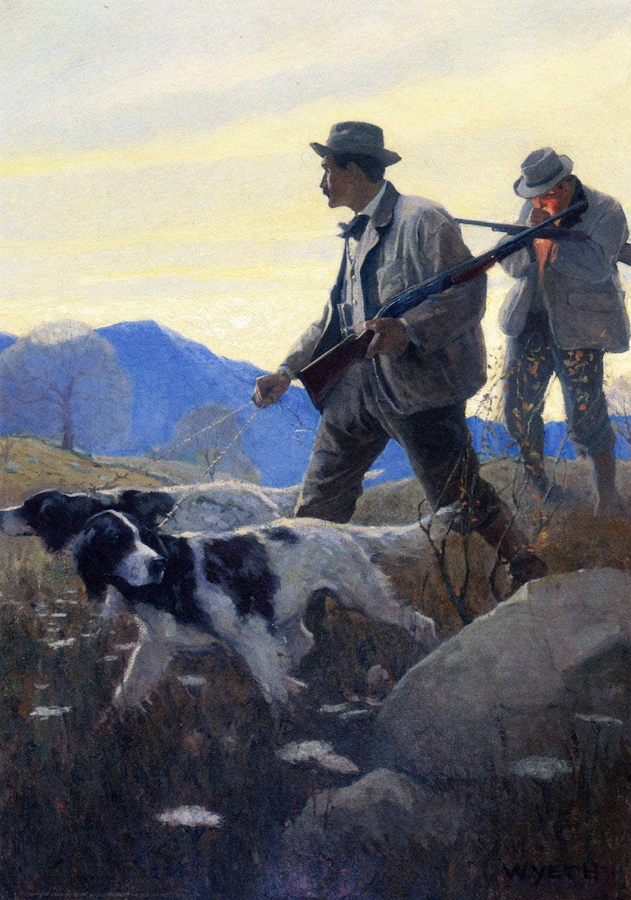 Dawn of the Open Season by Newell Convers (N.C.) Wyeth,16x12(A3) Poster