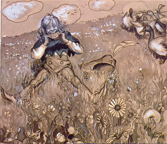 Matts, vintage artwork by John Bauer, 12x8" (A4) Poster