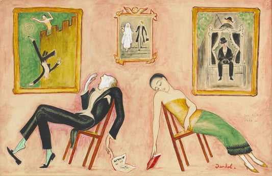 Family Idyll by Nils Dardel,16x12(A3) Poster