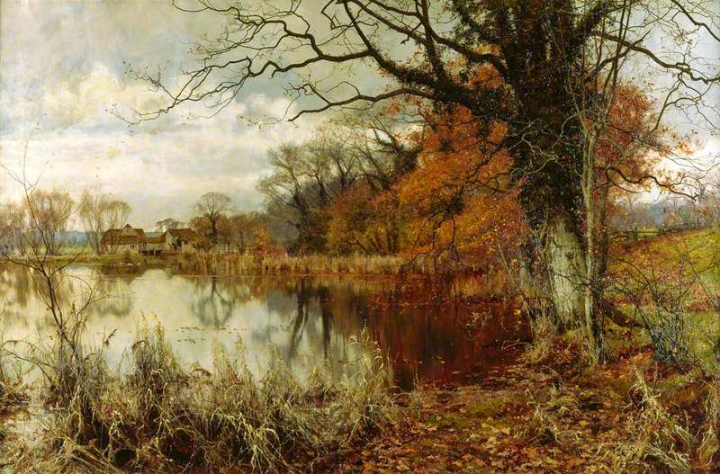 The Mellow Year is Hastening to its Close, vintage artwork by Edward Wilkins Waite, 12x8" (A4) Poster
