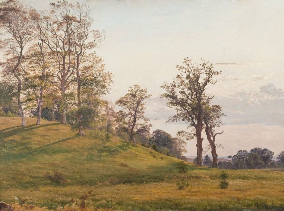 Landscape from Frederiksborg, vintage artwork by Vilhelm Kyhn, A3 (16x12") Poster Print