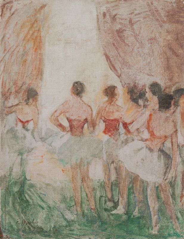 Ballet by Ernst Oppler,A3(16x12")Poster