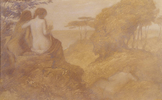 Elemental Life, vintage artwork by Edward Calvert, A3 (16x12") Poster Print